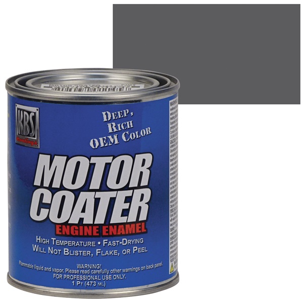 KBS Motor Coater Engine Enamel - Chevy Grey, Pint